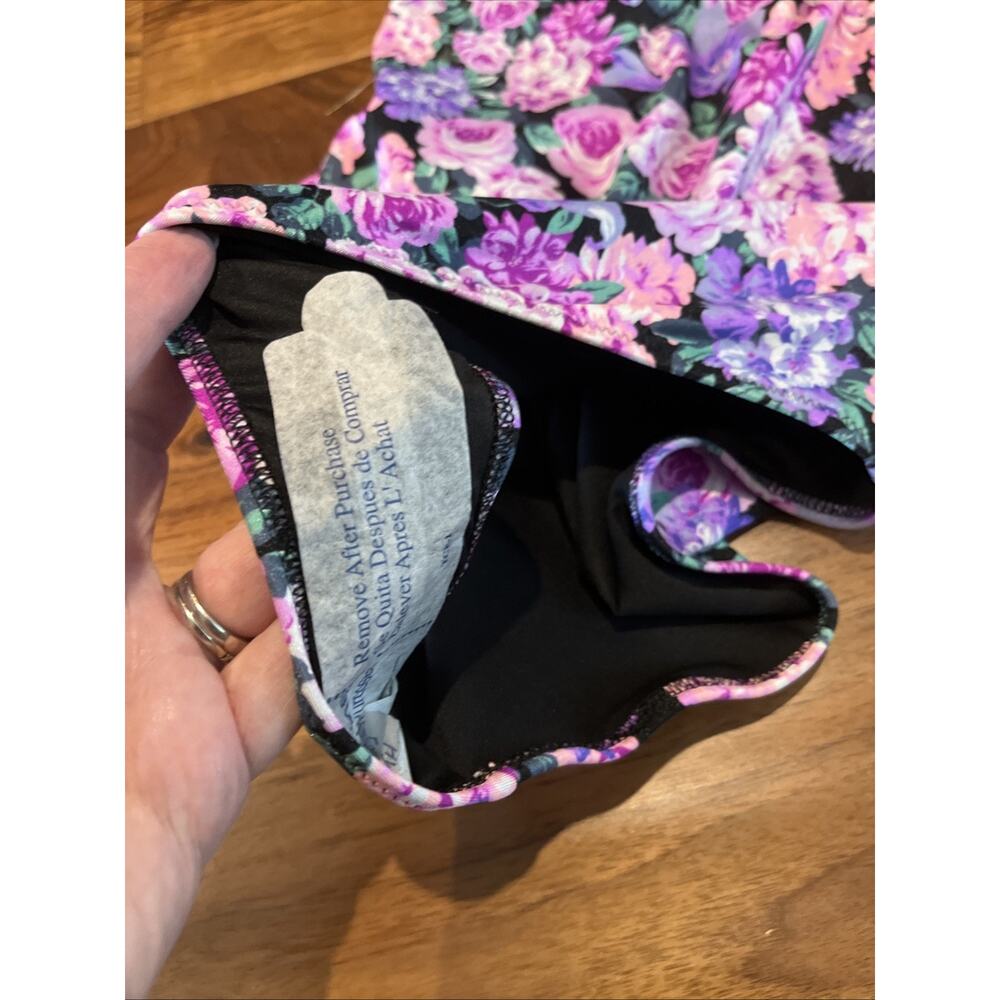 Victoria's Secret Womens One Piece One Shoulder Floral Swimsuit Size M Victorias - Picture 6 of 11